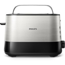Philips Viva Collection Toaster, HD2637/91, Black/Silver