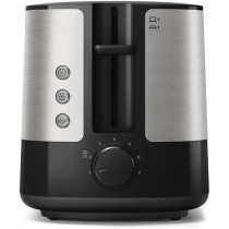 Philips Viva Collection Toaster, HD2637/91, Black/Silver