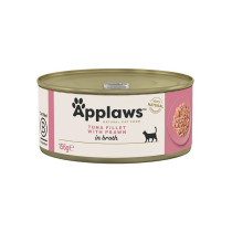Applaws 156g Tuna Fillet with Prawn in Broth Wet Cat Food Tin