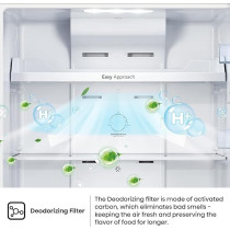 Hisense 599 Litres Top Mount Refrigerator With Inverter Compressor, RT599N4ASU1, Silver
