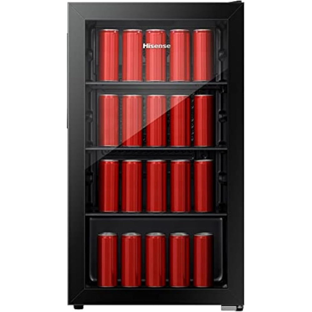 Hisense Beverage Cooler With 69 Cans/113 Bottles, Black, RBC122N4ASU