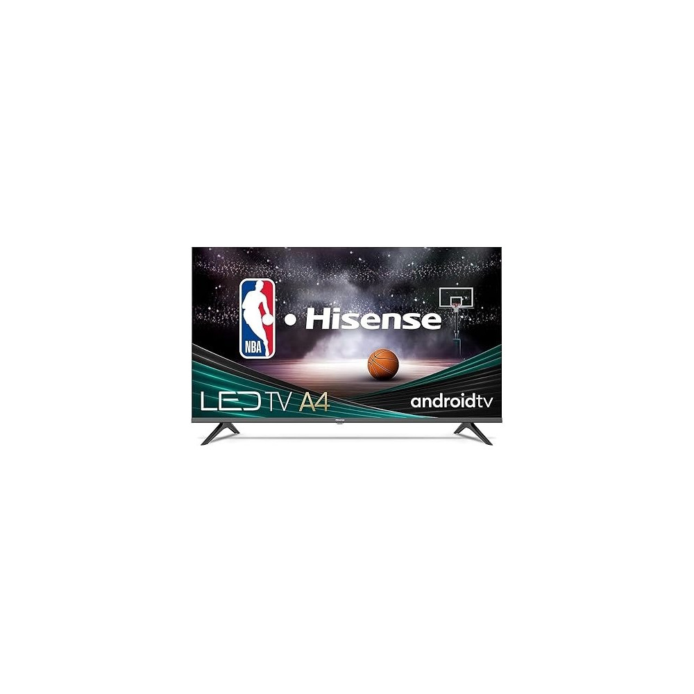 Hisense A4 Series 32-Inch HD Smart Android TV With DTS Virtual X, Game And Sports Modes, 32A4H, Black