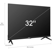 Hisense A4 Series 32-Inch HD Smart Android TV With DTS Virtual X, Game And Sports Modes, 32A4H, Black