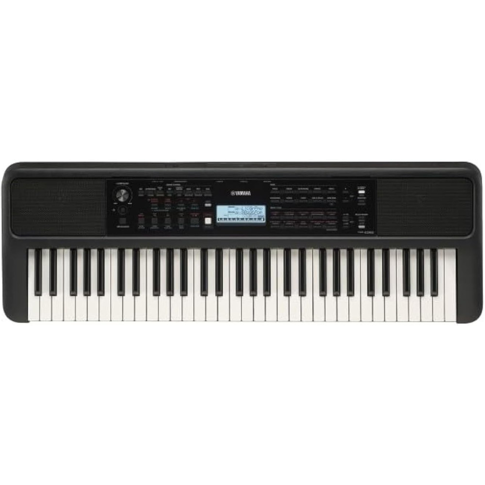 Yamaha 61-Key Portable Keyboard, PSR-E383, Black