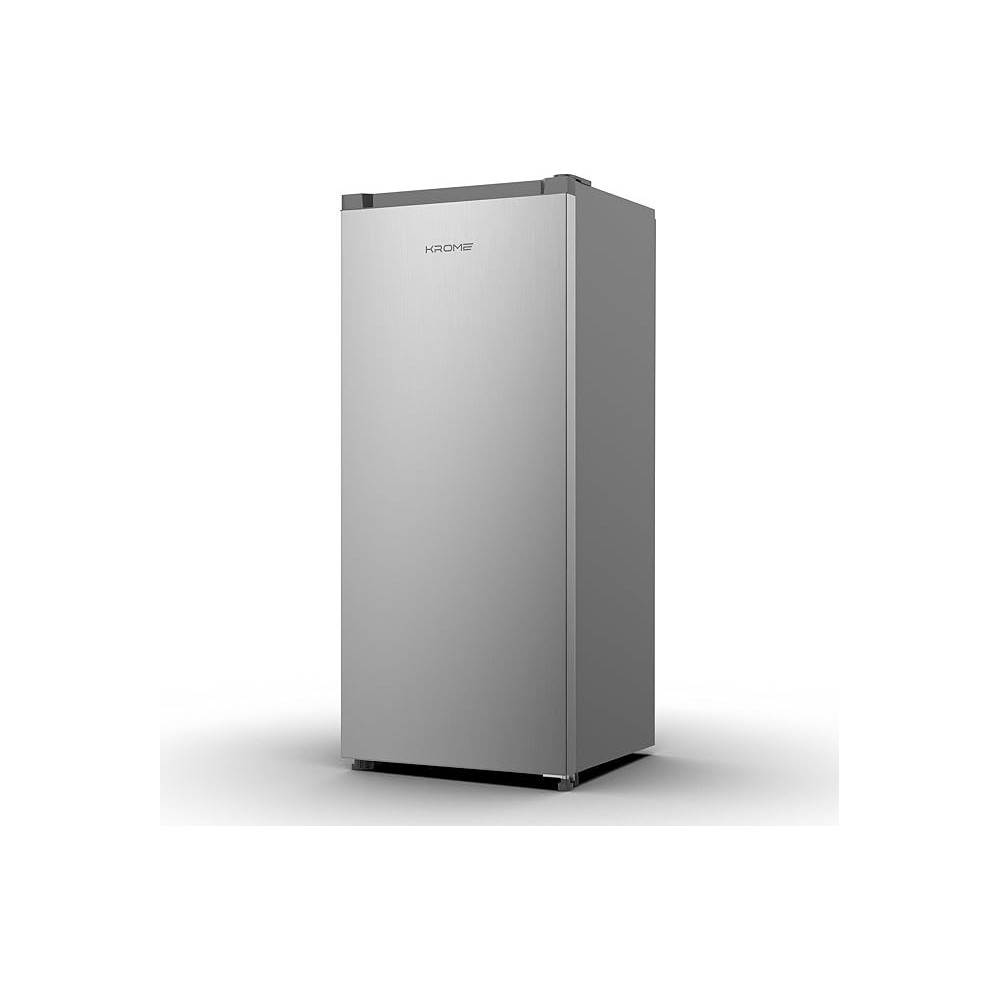 Krome 220L Gross Single Door Refrigerator, Silver, KR-RDC220H