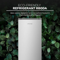 Krome 220L Gross Single Door Refrigerator, Silver, KR-RDC220H