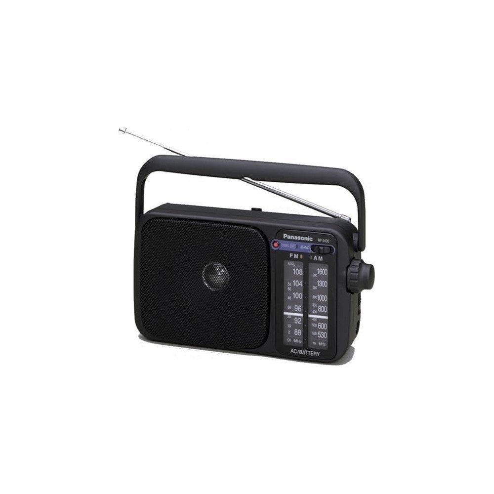 Panasonic RF-2400D Portable Radio Am/Fm 2Band Receiver Black, Pack Of 1