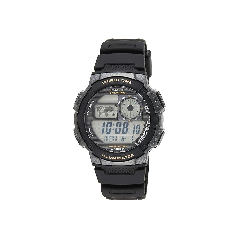 Casio Men's Watch AE-1000W-1AVEF Grey Dial, Black Band