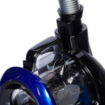 Samsung Bagless Canister Vacuum Cleaner with Anti-Tangle Turbine, Vitality Blue, Telescopic Pipe, VC18M2120SB/SG