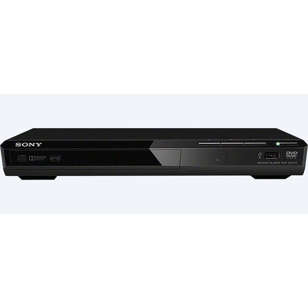 Sony Dvd Player Ultra Slim Dvp-Sr370, Black, USB