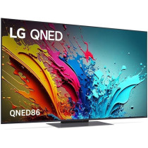 LG 55 Inch Qned Qned86 4K Smart Tv Ai Magic Remote Hdr10 Webos24 55QNED86T6AAMVE, Black