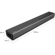 Hisense HS214 Soundbar All-In-One Wireless Bluetooth Powerful Bass Built-In Compact Design Aux HDMI USB TV Pc Speaker
