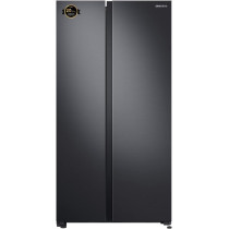 Samsung 680 Liters, Side By Side Refrigerator, RS62R5001B4/AE, Gentle Black Matt, SpaceMax Technology