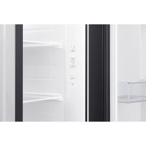 Samsung 680 Liters, Side By Side Refrigerator, RS62R5001B4/AE, Gentle Black Matt, SpaceMax Technology