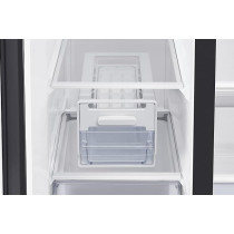 Samsung 680 Liters, Side By Side Refrigerator, RS62R5001B4/AE, Gentle Black Matt, SpaceMax Technology