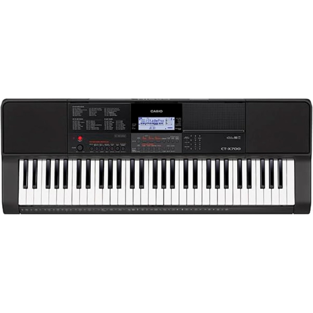 Casio Ct-X700 61-Key Portable Keyboard, Black