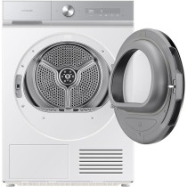 Samsung Dryer, White 9kg, with A plus Energy Efficiency, QuickDrive, AI Dry, DV90BB9440GHGU