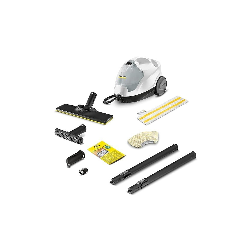 Karcher Steam cleaner SC 4 EasyFix, steam pressure: 3.5 bar, heating time: 4 min, power: 2000W, surface performance 100 m2, 2 tank system: 0.5 liters + 0.8 liters