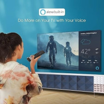 Hisense 65 Inch TV 4K UHD Smart TV, With Dolby Vision HDR, DTS Virtual X, YouTube, Netflix, Freeview Play and Alexa Built-in, Bluetooth and WiFi Black Model-65A61GTUK