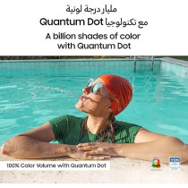 Samsung 55 Inch 4K QLED HDR10+ Quantum Dot Air Slim Hub QA55Q60CAUXZN, black