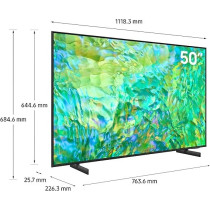 Samsung 50 Inch 4K LED HDR Crystal UHD Crystal Processor Airslim Dynamic Crystal Colour, UA50CU8000UXZN