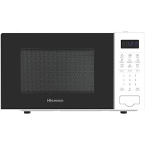 Hisense 20L Microwave Oven, Preset Cooking Menus, 11-levels of Power, 360degree Turntable, Time and Weight Defrost, LED Display, Optional Ceramic Cavity, H20MOWS4UK