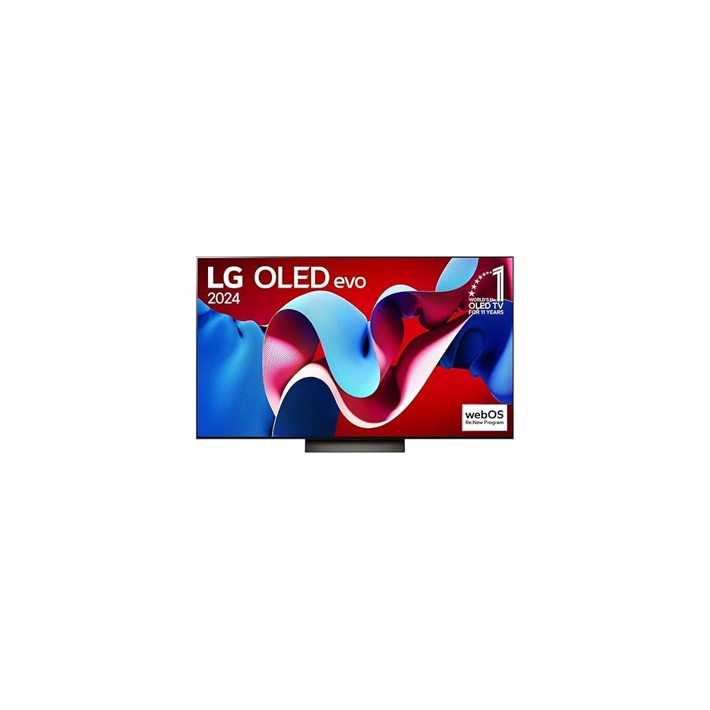 LG 65 Inch OLED evo C4 4K Smart TV AI Magic remote Dolby Vision WEBOS24, Black