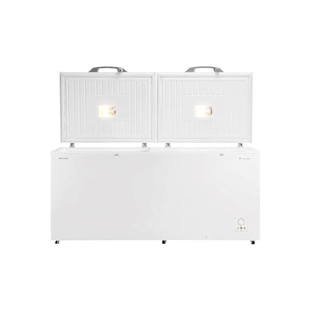 Hisense 650 Liter Chest Freezer Double Door Silver Model FC-65DD4SA