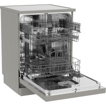 Hisense Dishwasher Stainless Steel, 8 Programs With 15 Place Settings, Three Baskets, Silver