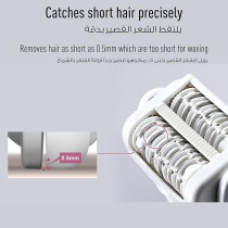 Panasonic Cordless Shaver And Epilator Es-El3A For Women 4-Piece Kit, Gentle Wet/Dry Hair Removal For Legs, Underarms, Bikini