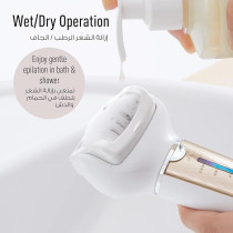 Panasonic Cordless Shaver And Epilator Es-El3A For Women 4-Piece Kit, Gentle Wet/Dry Hair Removal For Legs, Underarms, Bikini