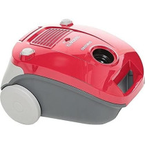 SAMSUNG 1600 Watt Canister Vacuum Cleaner, Red