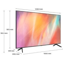 Samsung 55 Inch TV UHD 4K Processor Slim Look Built In Receiver, UA55AU7000UXZN (2021 Model)
