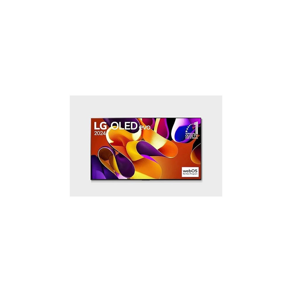 LG 65 Inch OLED evo G4 4K Smart TV AI Magic remote Dolby Vision webOS24 2024, Black