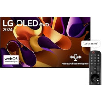 LG 65 Inch OLED evo G4 4K Smart TV AI Magic remote Dolby Vision webOS24 2024, Black