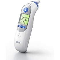 Braun IRT 6525 Healthcare Thermoscan 7 Ear Thermometer With Age Precision (Accurate, Convenient, Temperature Screening, Fever, Fast, Easy To Use) And Night Mode