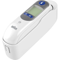 Braun IRT 6525 Healthcare Thermoscan 7 Ear Thermometer With Age Precision (Accurate, Convenient, Temperature Screening, Fever, Fast, Easy To Use) And Night Mode