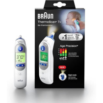 Braun IRT 6525 Healthcare Thermoscan 7 Ear Thermometer With Age Precision (Accurate, Convenient, Temperature Screening, Fever, Fast, Easy To Use) And Night Mode
