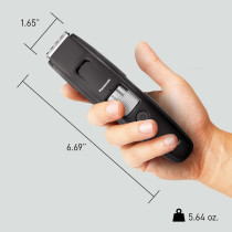 Panasonic Long Beard Trimmer For Men, 58 Length Settings And 4 Attachments For Cutting And Detailing, Cordless Or Corded Operation, ER-GB96-K, Black