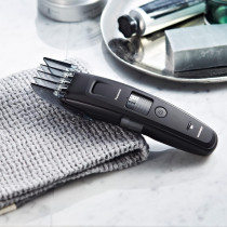 Panasonic Long Beard Trimmer For Men, 58 Length Settings And 4 Attachments For Cutting And Detailing, Cordless Or Corded Operation, ER-GB96-K, Black