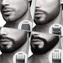 Panasonic Long Beard Trimmer For Men, 58 Length Settings And 4 Attachments For Cutting And Detailing, Cordless Or Corded Operation, ER-GB96-K, Black