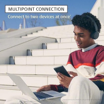 Sony WH-CH520 Wireless Headphones, 50 Hours Battery Life, Clearer Hands-Free Calling, Multipoint Connection, On-Ear Style, Black