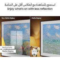 Samsung 75 Inch 4K QLED HDR Customizable Frame Smart TV, QA75LS03DAUXZN, Black