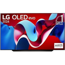 LG 83 Inch OLED Evo C4 4K Smart TV AI Magic Remote Dolby Vision, Black