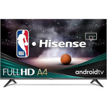 Hisense 43 Inch TV FHD Smart OS Vidaa TV With DTS Virtual x Game And Sports Modes, 43A4H, Black