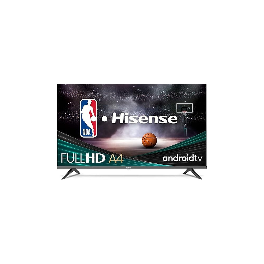 Hisense 43 Inch TV FHD Smart OS Vidaa TV With DTS Virtual x Game And Sports Modes, 43A4H, Black