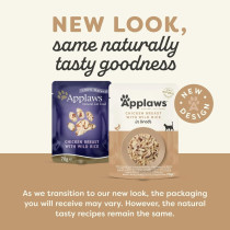 Applaws 70g Chicken with Wild Rice in Broth Wet Cat Food Pouch