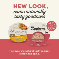 Applaws 60g x 10pcs Chicken Breast with Duck in Broth Wet Cat Food