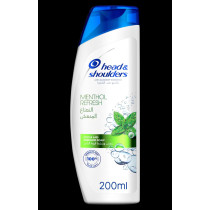 Head And Shoulders Anti Dandruff Menthol Refresh Shampoo, 200 ml