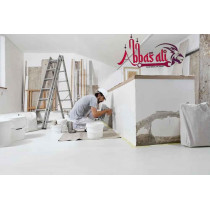 ABBASALI 1kg White Cement Powder, Ideal for Universal Adhesive, Construction, Art And Craft and Waterproofing for Home Repairs, Bathrooms, and Tiles With Gloves, Bucket And Karandi, Cement Pack Of 5